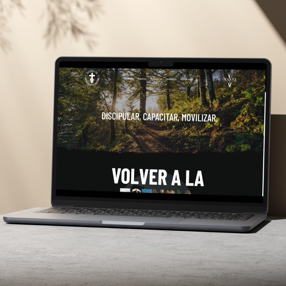 Equipo portatil mostrando una página web